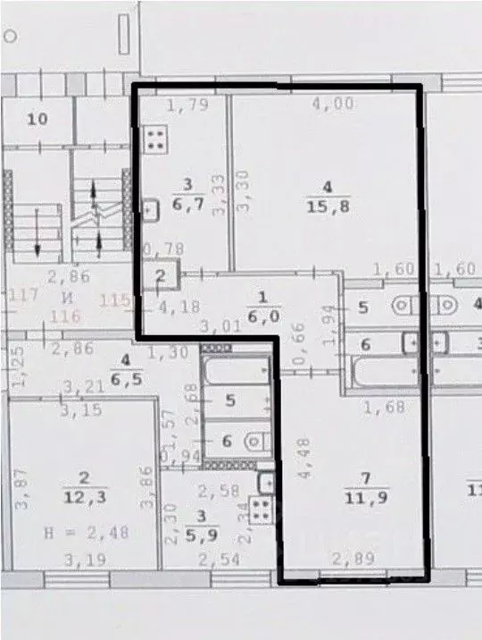 Комната Свердловская область, Екатеринбург просп. Космонавтов, 92 ... - Фото 0