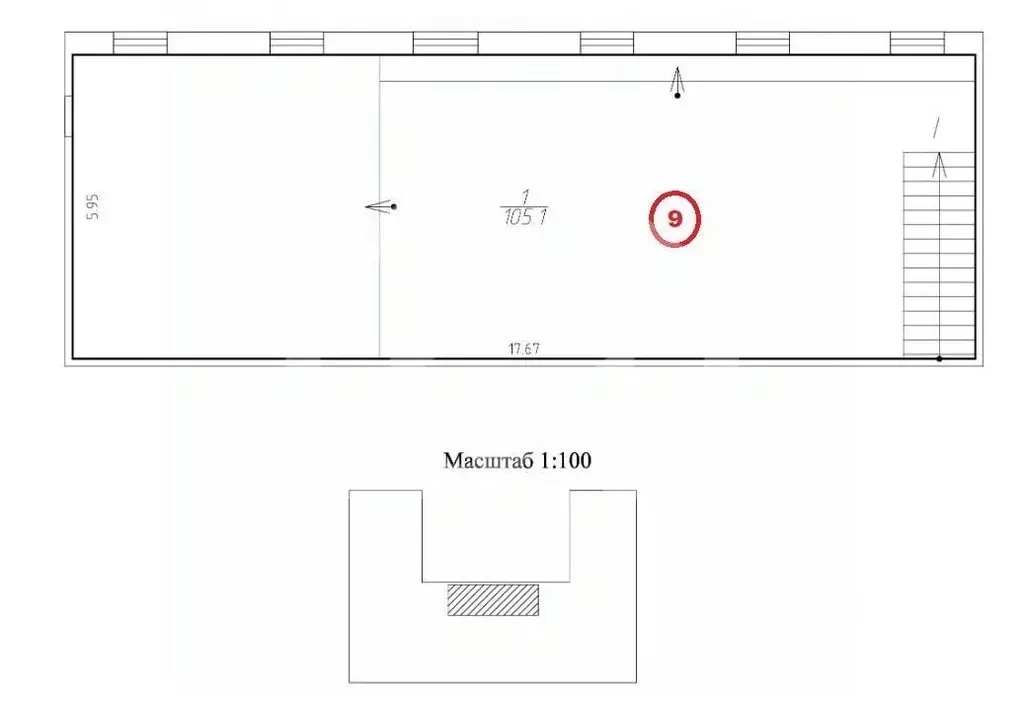 Помещение свободного назначения в Москва ул. Молодцова, 21 (704 м) - Фото 1