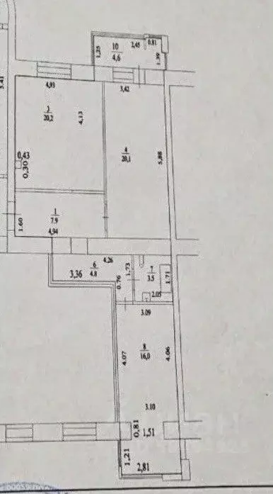 3-к кв. Башкортостан, Уфа Комсомольская ул., 139 (72.5 м) - Фото 2