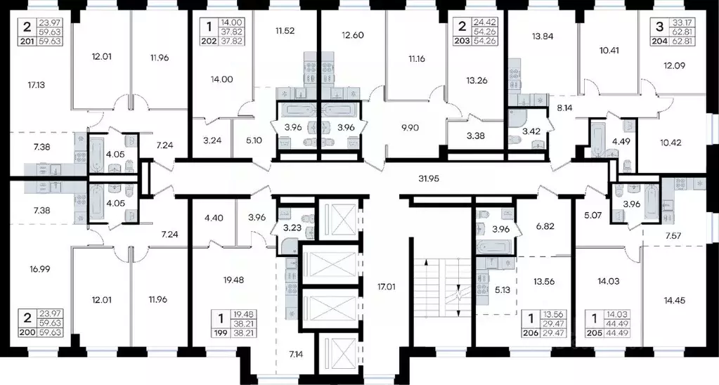 Студия Приморский край, Владивосток ул. Тухачевского, 80 (38.21 м) - Фото 1