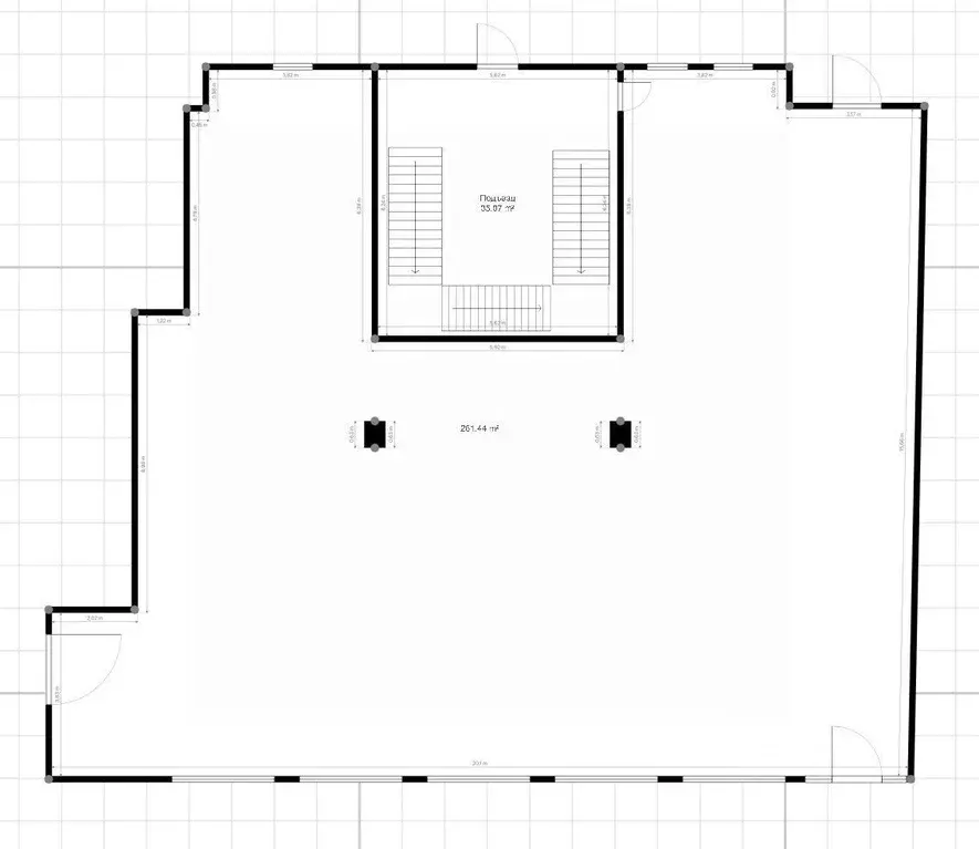 Торговая площадь в Кабардино-Балкария, Нальчик ул. Толстого (265 м) - Фото 2