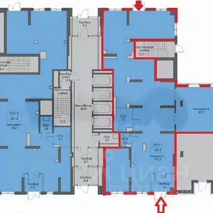 Торговая площадь в Москва Кольская ул., 8к1 (233 м) - Фото 2