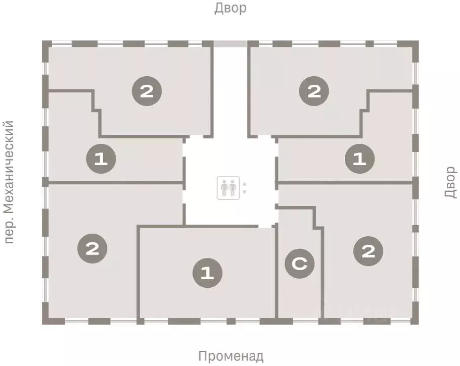 1-к кв. Свердловская область, Екатеринбург пер. Ритслянда, 15 (64.64 ... - Фото 1