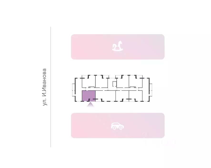 1-к кв. Брянская область, Брянск Медовый кв-л, поз7 (35.13 м) - Фото 2