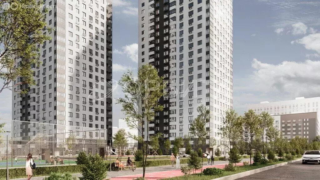 2-комнатная квартира: Тюмень, улица Республики, 204к19 (52.9 м) - Фото 1