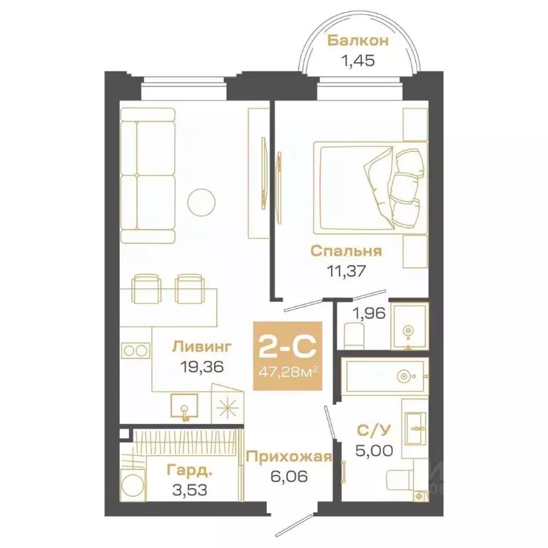 2-к кв. Новосибирская область, Новосибирск Академгородок мкр, ул. Мусы ... - Фото 0