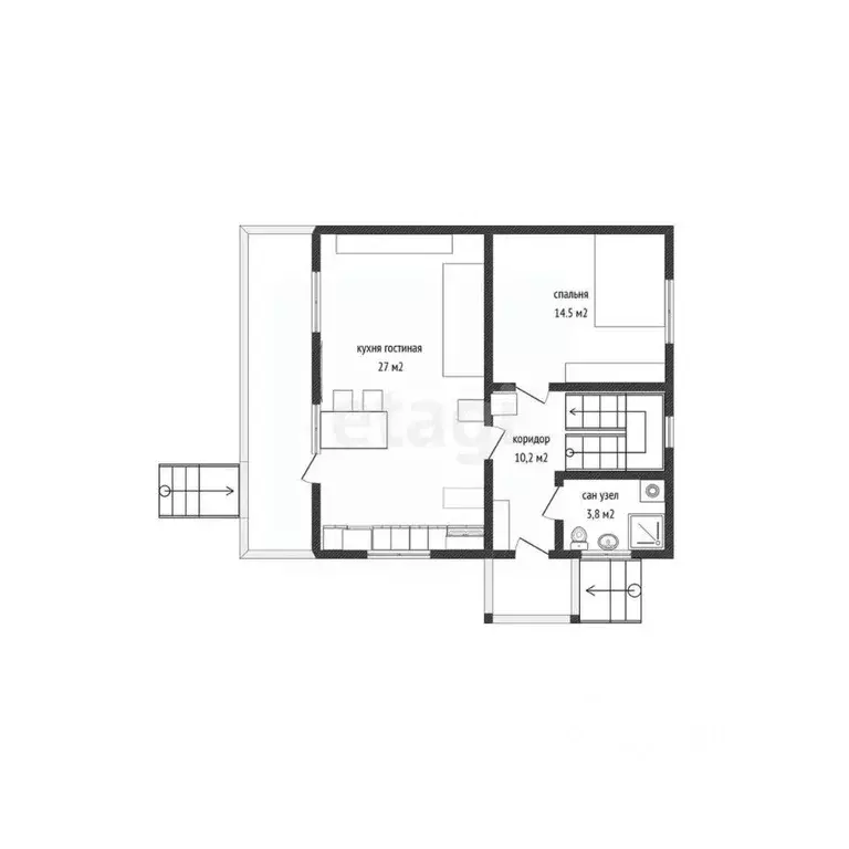 Дом в Краснодарский край, Новороссийск городской округ, с. Борисовка ... - Фото 1