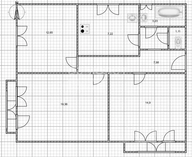 3-к кв. Ульяновская область, Ульяновск ул. Льва Толстого, 85 (66.5 м) - Фото 2