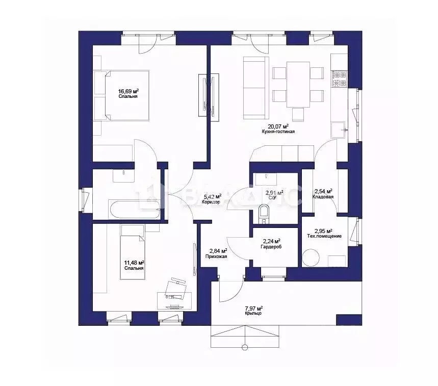 Дом в Нижегородская область, Богородский муниципальный округ, д. ... - Фото 2