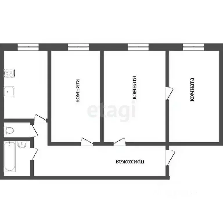 3-к кв. Красноярский край, Норильск Ленинский просп., 11 (117.0 м) - Фото 1