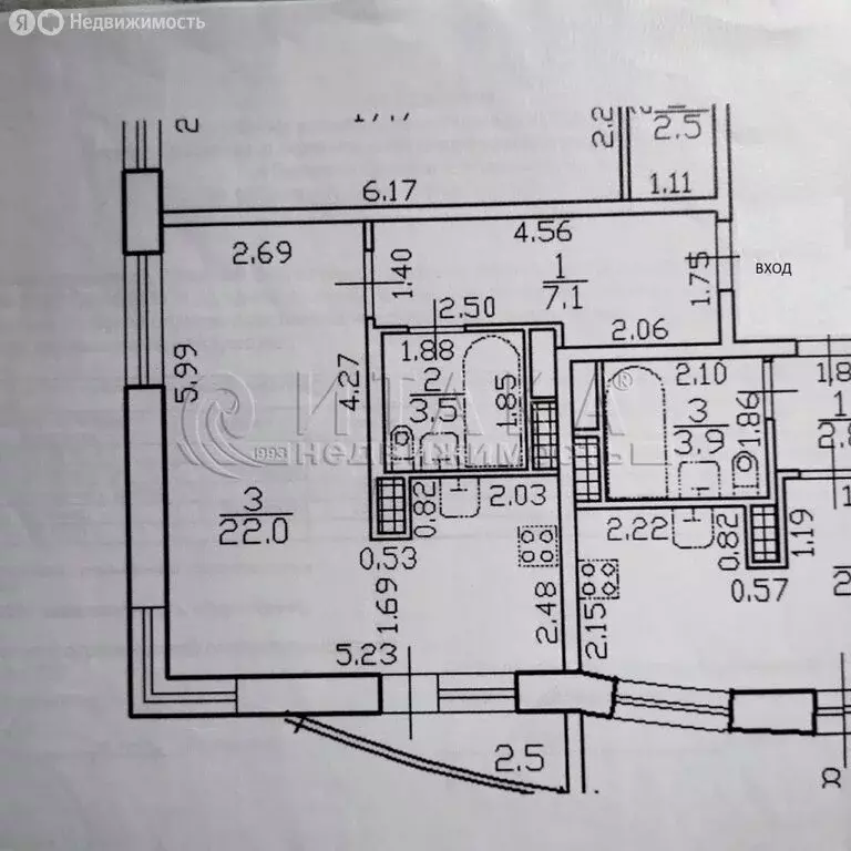 1-комнатная квартира: посёлок Парголово, улица Фёдора Абрамова, 4 ... - Фото 1