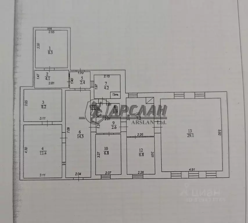 Дом в Татарстан, Казань ул. Луначарского (127 м) - Фото 2