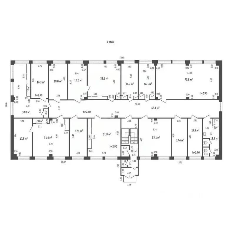 Офис в Красноярский край, Красноярск ул. Ломоносова, 21 (2006 м) - Фото 1