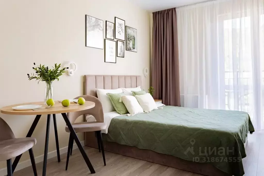 1-к кв. Краснодарский край, Сочи ул. Искры, 88к3 (28.0 м) - Фото 0