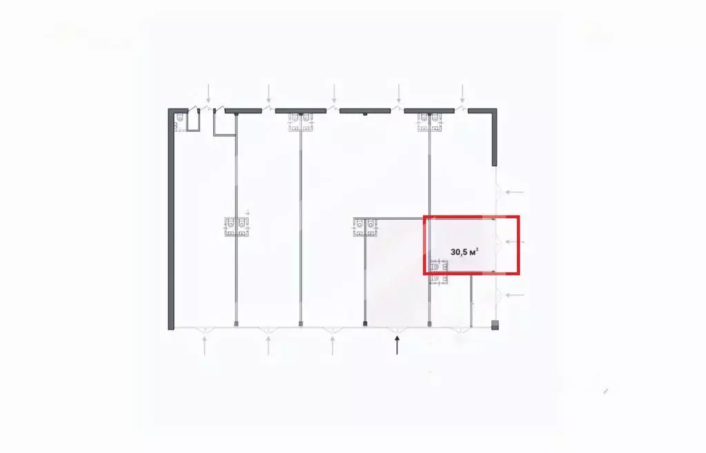 Помещение свободного назначения в Москва Тушинская ул., 24С15 (31 м) - Фото 2