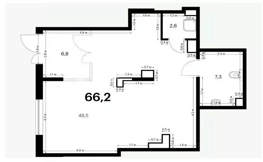 Помещение свободного назначения в Московская область, Красногорск ... - Фото 2