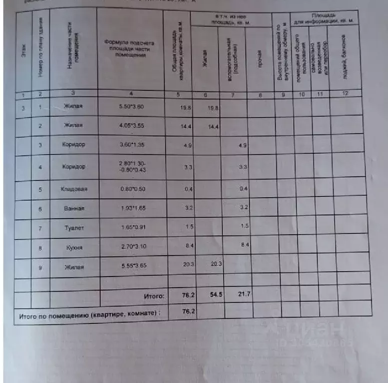 3-к кв. Орловская область, Мценск ул. Мира, 20 (76.5 м) - Фото 0