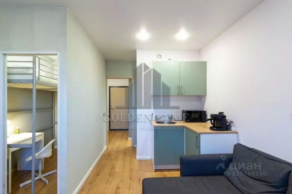 Студия Санкт-Петербург бул. Александра Грина, 3 (29.0 м) - Фото 2