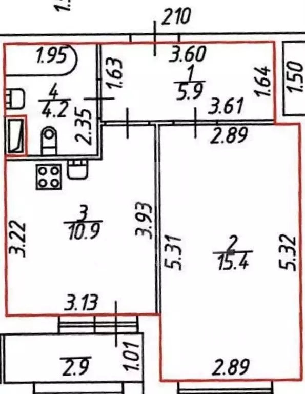 1-к кв. Санкт-Петербург бул. Головнина, 4 (37.7 м) - Фото 1