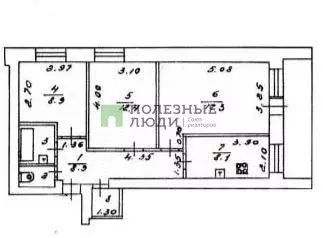 3-к кв. Кировская область, Киров ул. Карла Маркса, 54 (61.0 м) - Фото 1