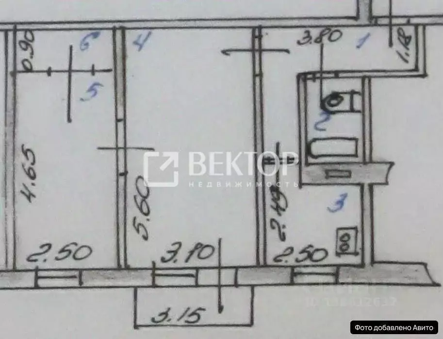 2-к кв. Ивановская область, Иваново просп. Строителей, 74 (45.9 м) - Фото 2