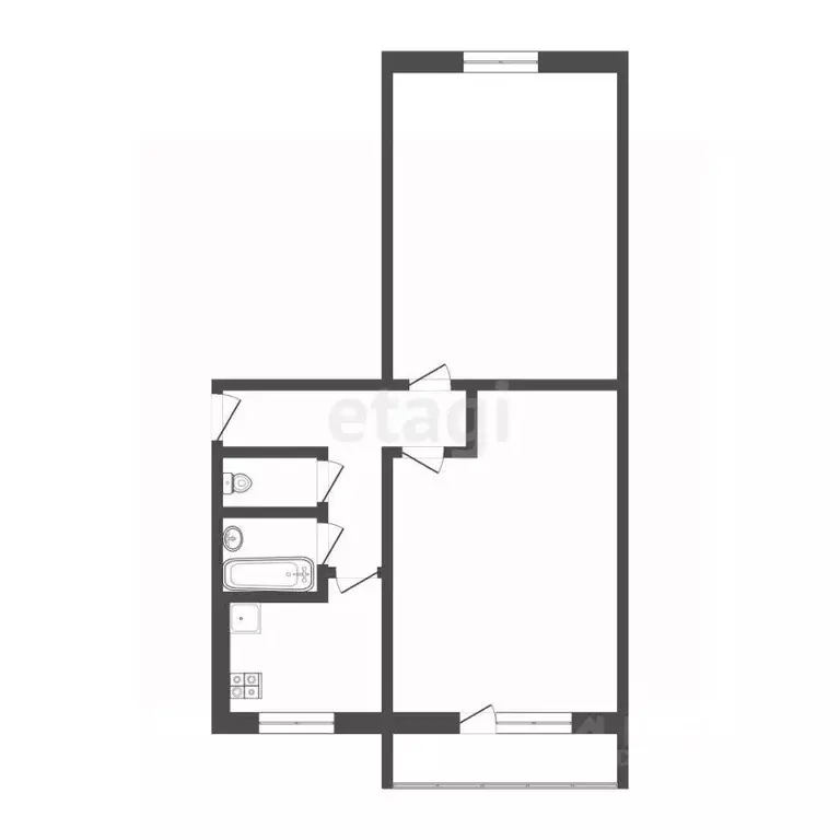 2-к кв. Тверская область, Тверь ул. Склизкова, 89 (47.4 м) - Фото 2
