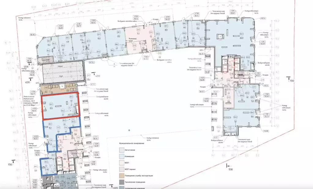 Помещение свободного назначения в Москва Юту жилой комплекс (114 м) - Фото 2