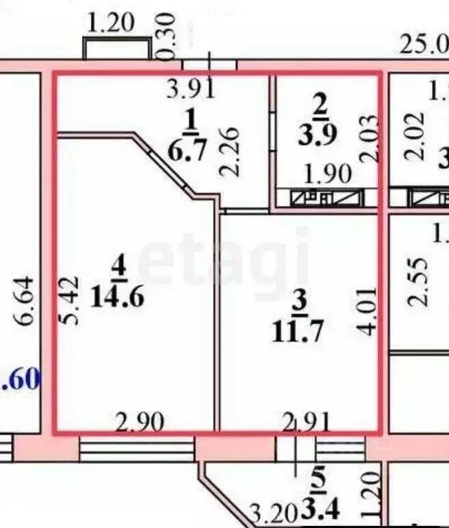 1-к кв. Липецкая область, Липецк Елецкое ш., 7 (36.9 м) - Фото 2