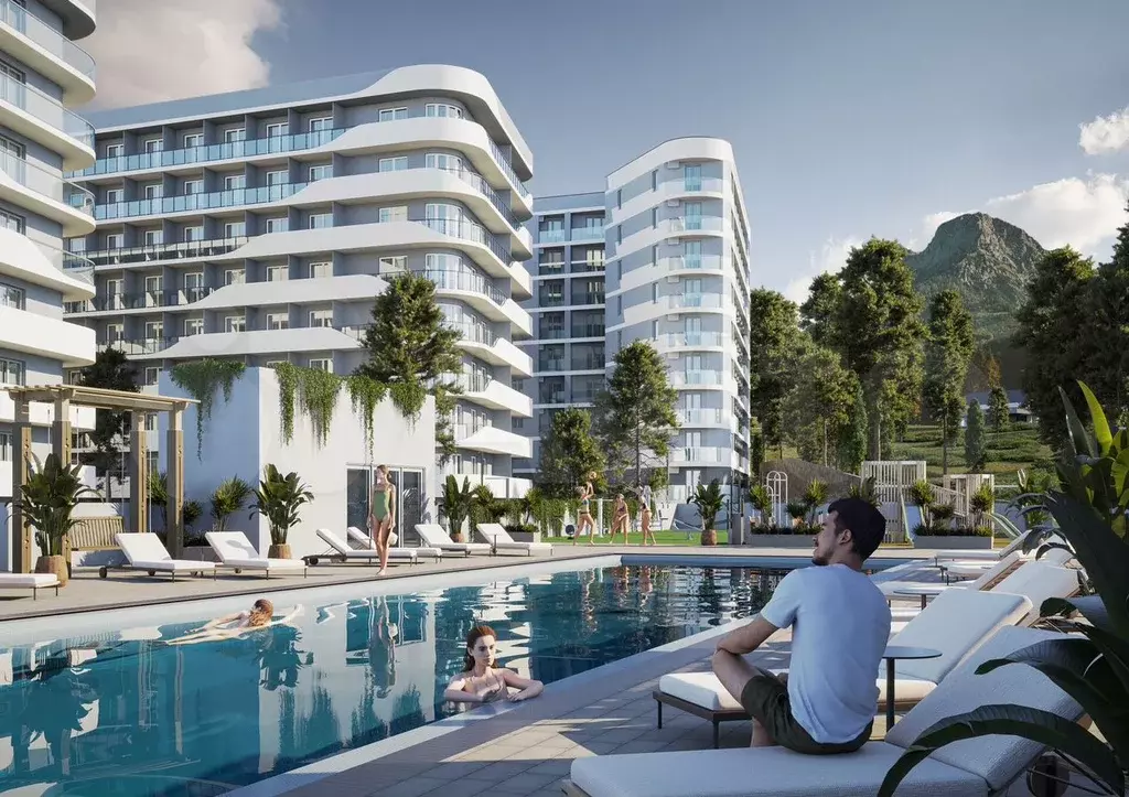 Апартаменты-студия, 34,5 м, 4/9 эт. - Фото 0