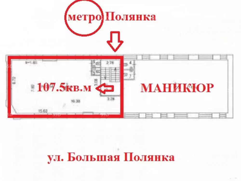 Помещение свободного назначения в Москва ул. Большая Полянка, 26С2 ... - Фото 2