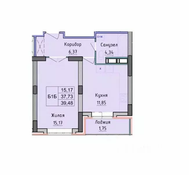1-к кв. Ярославская область, Ярославль ул. Дядьковская, 25А (39.48 м) - Фото 1