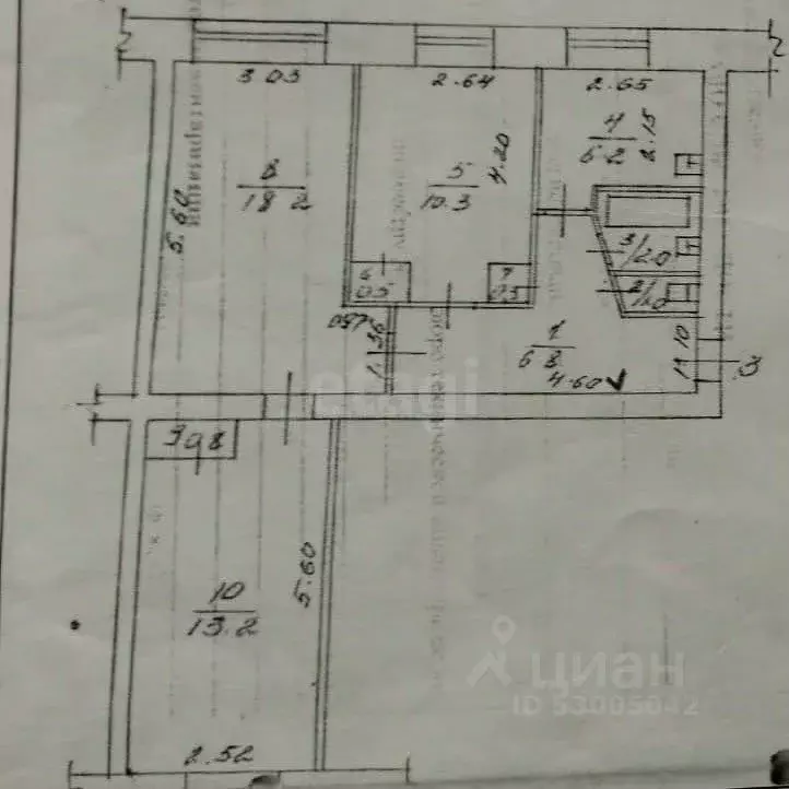 3-к кв. Забайкальский край, Чита ул. Ватутина, 27 (59.3 м) - Фото 2