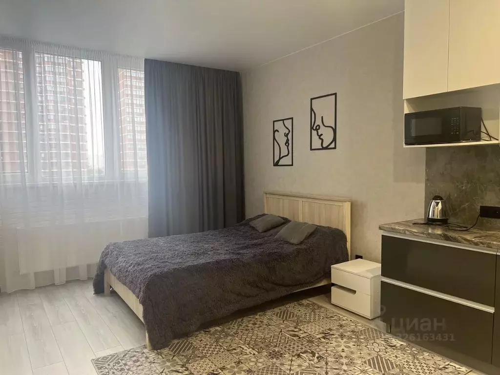 Студия Краснодарский край, Краснодар ул. Героя Пешкова, 14 (24.0 м) - Фото 2