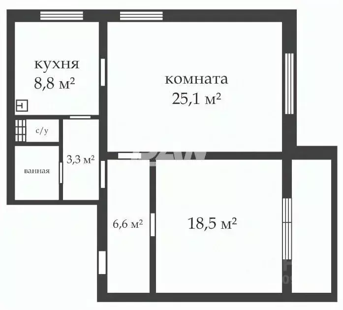 2-к кв. Челябинская область, Челябинск ул. Лобырина, 13 (65.8 м) - Фото 2