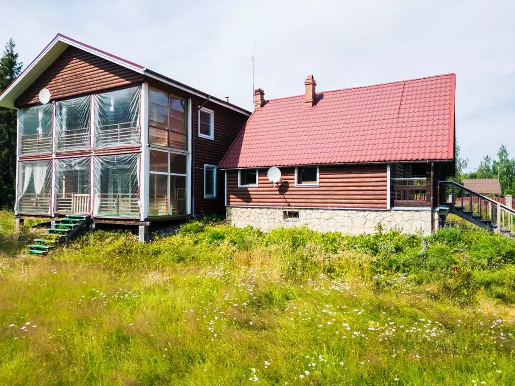 Дом в Ленинградская область, Приозерский район, Запорожское с/пос, д. ... - Фото 1