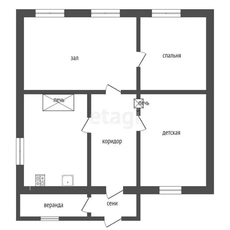 Дом в Ярковский район, деревня Иска, Боровская улица (61 м) - Фото 0