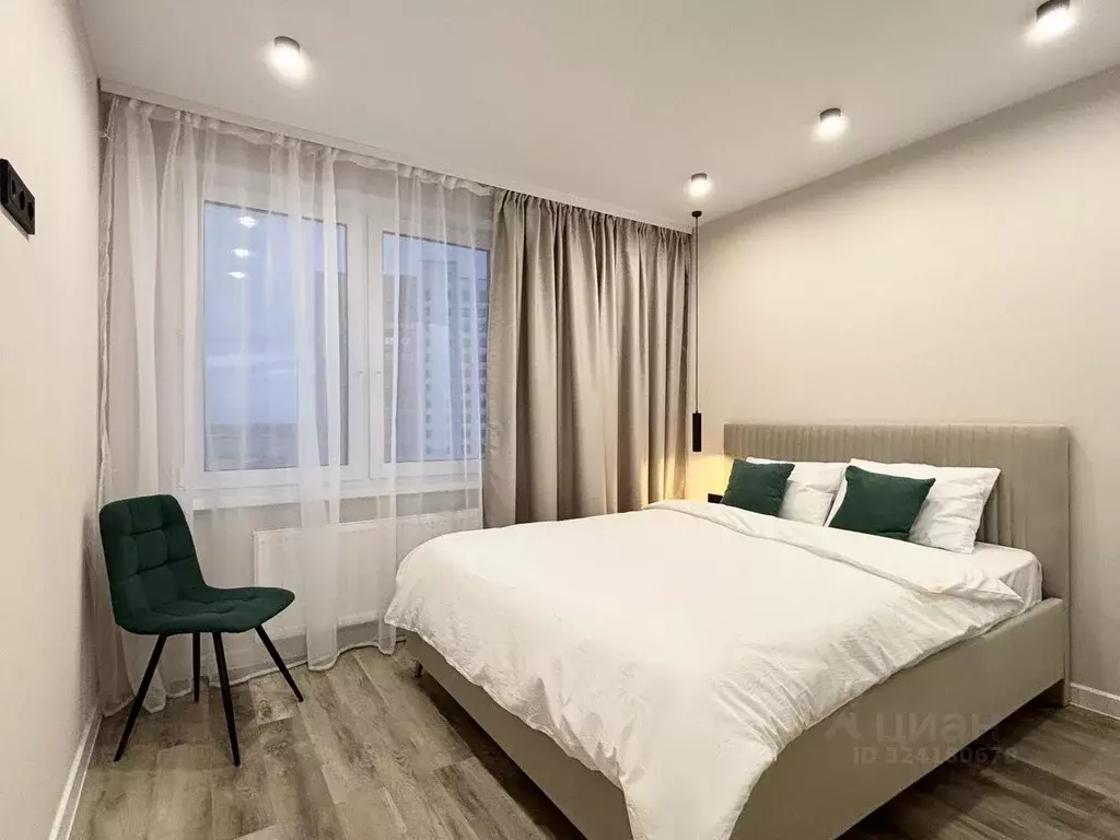 1-к кв. Тюменская область, Тюмень ул. Лесопарковая, 1к1 (38.0 м) - Фото 0