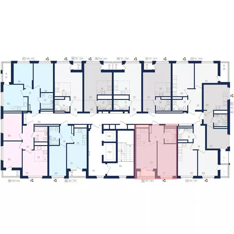 2-к кв. Башкортостан, Уфа Дема жилрайон, Экогород Яркий мкр,  (36.2 м) - Фото 1