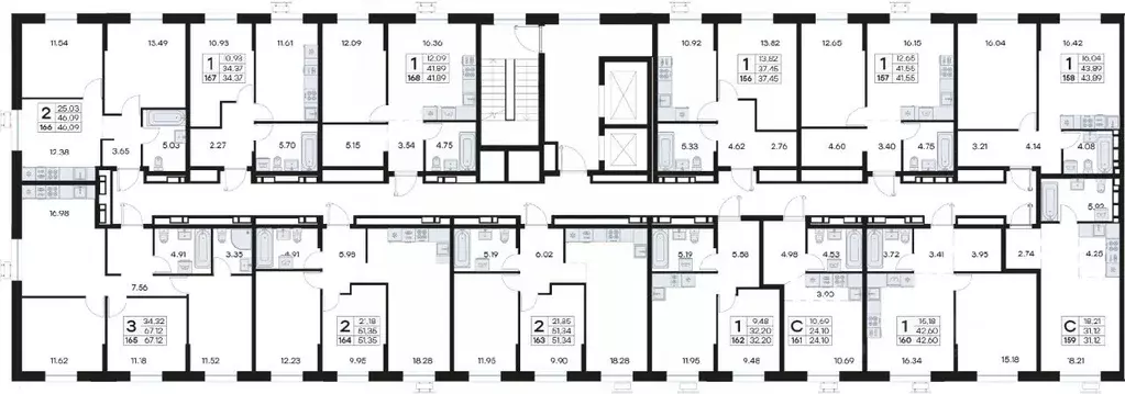1-к кв. Приморский край, Владивосток Катерная ул., 31/2 (41.55 м) - Фото 2