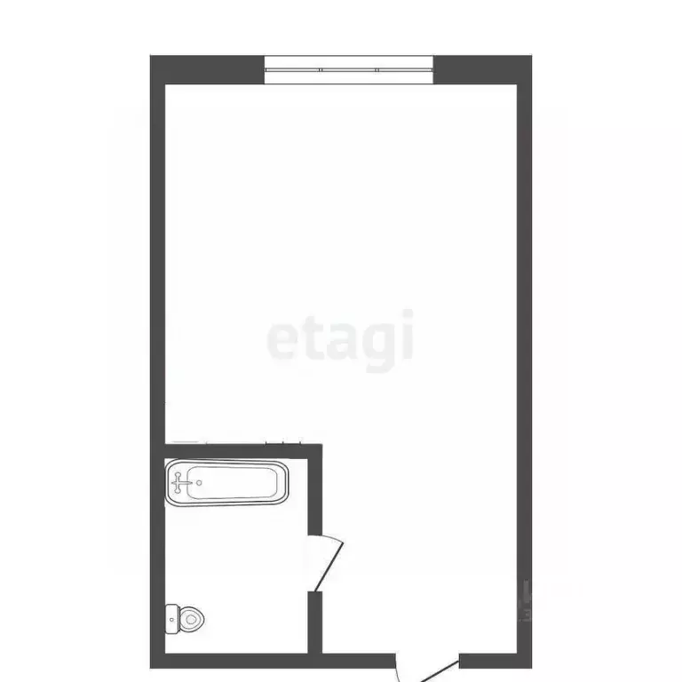 Студия Кемеровская область, Юрга просп. Победы, 41 (18.3 м) - Фото 1