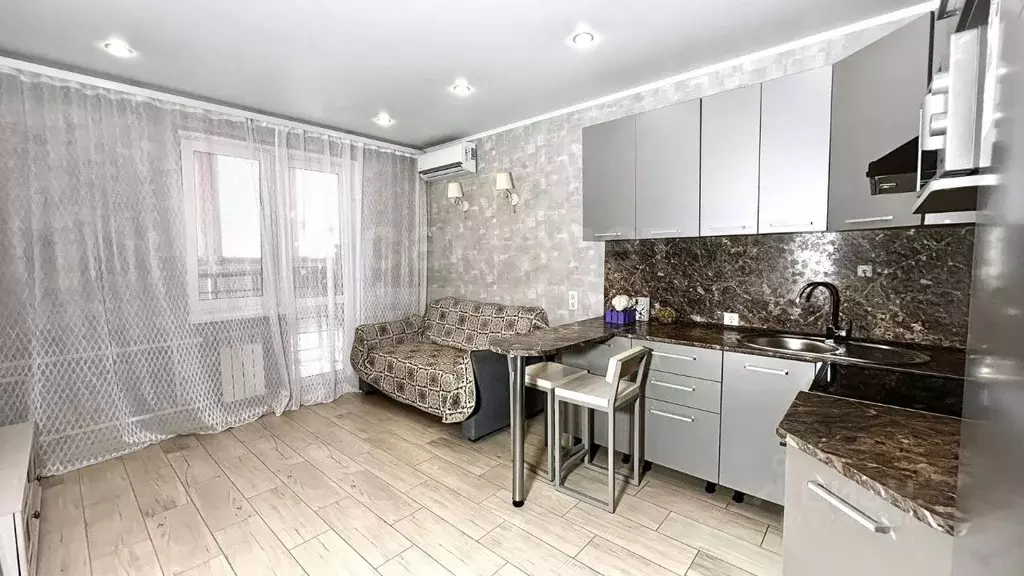 Студия Оренбургская область, Оренбург ул. Поляничко, 3/1 (22.8 м) - Фото 1