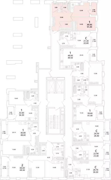 1-к кв. Санкт-Петербург Планерная ул., 99 (51.0 м) - Фото 1