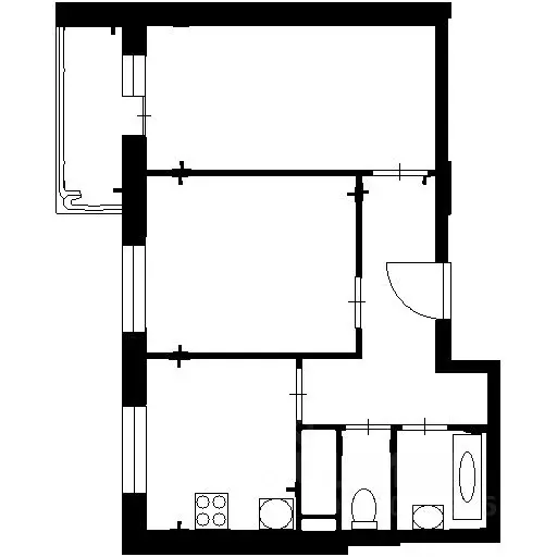 2-к кв. Татарстан, Казань Тэцевская ул., 4А (46.0 м) - Фото 1