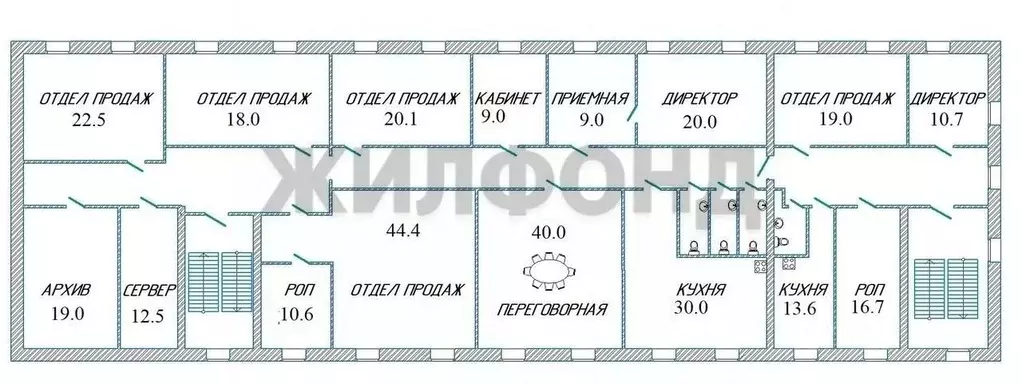 Офис в Новосибирская область, Новосибирск Бердское ш., 61 (428 м) - Фото 1