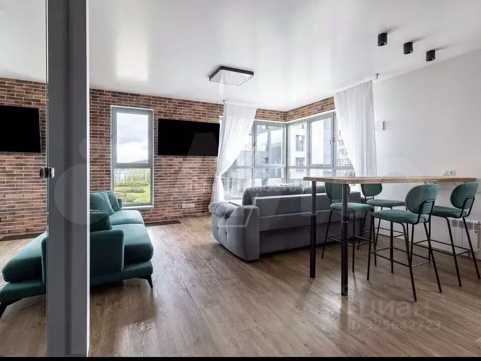 2-к кв. Санкт-Петербург Лахта Плаза жилой комплекс, кА (58.0 м) - Фото 2