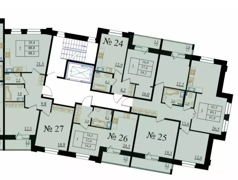 Студия Ленинградская область, Гатчина Красносельское ш., 4А (34.4 м) - Фото 2
