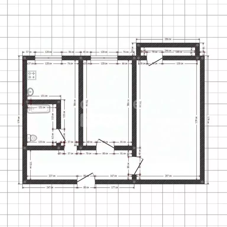 2-к кв. Липецкая область, Липецк Звездная ул., 10/1 (43.6 м) - Фото 2