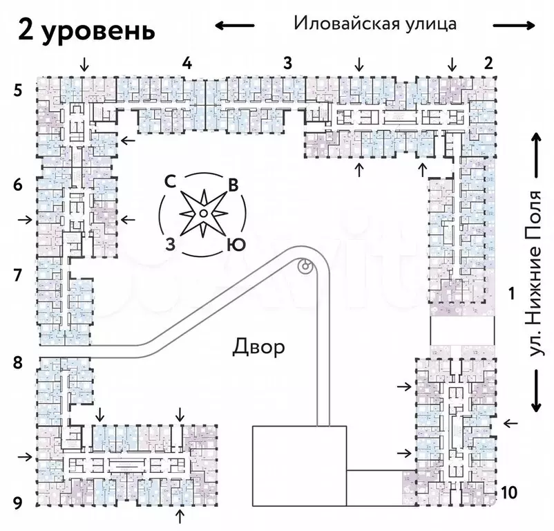 1-к. квартира, 22,9 м, 2/38 эт. - Фото 1