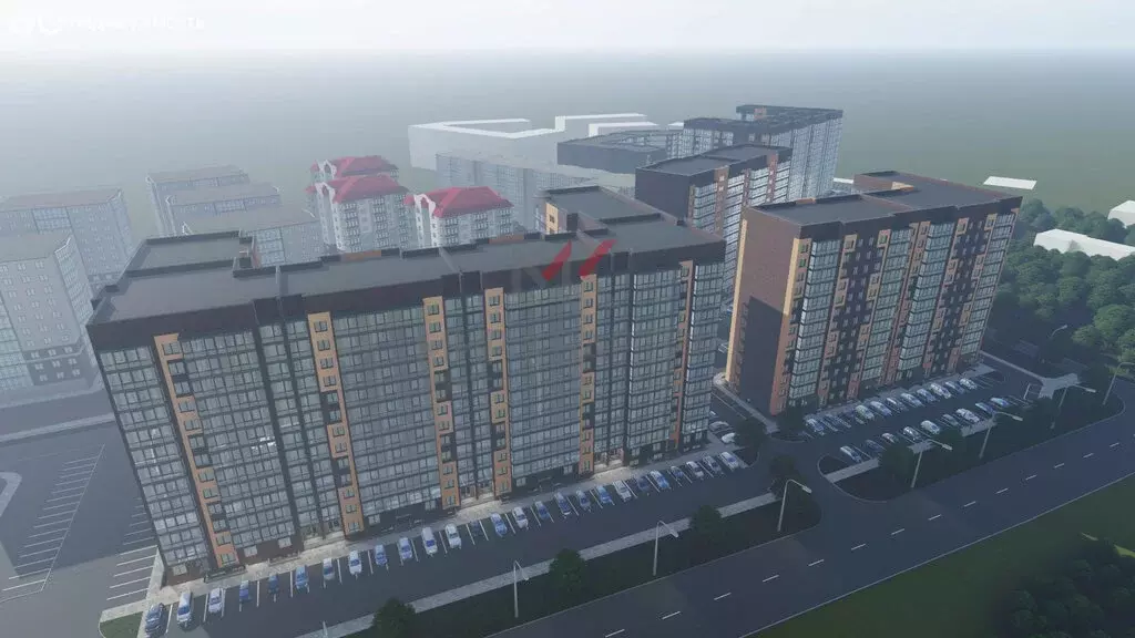 1-комнатная квартира: Абакан, микрорайон Арбан, ЖК Новый Бульвар-2 (37 ... - Фото 2