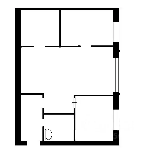 2-к кв. Тульская область, Тула ул. Циолковского, 3 (42.0 м) - Фото 1